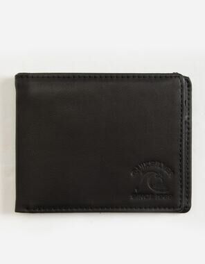 NWT QUIKSILVER Slim Pickens Bi-Fold Wallet- Black